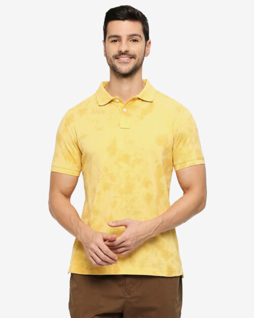 BASICS BTS53936 MENS POLO T-SHIRT Yellow HS Regularfit